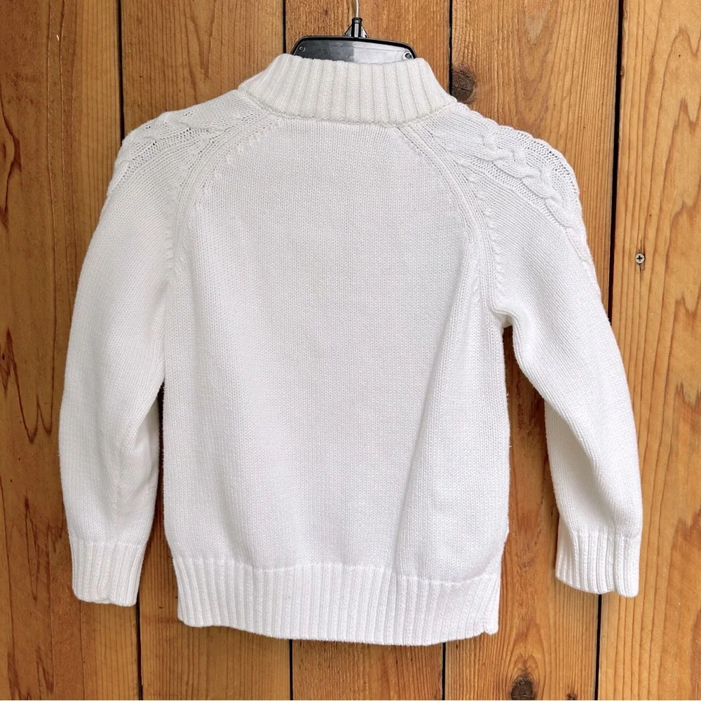 Gymboree Kids Cable Knit Full Zip Sweater EUC